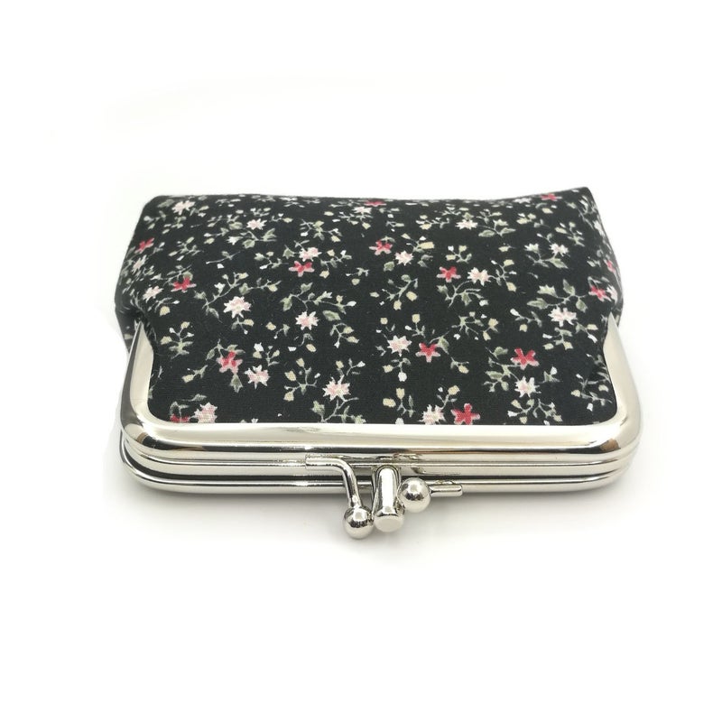 Sanxiner Cute Floral Buckle Coin Purses Vintage Pouch Kiss-lock Change Purse Wallets - Image 4